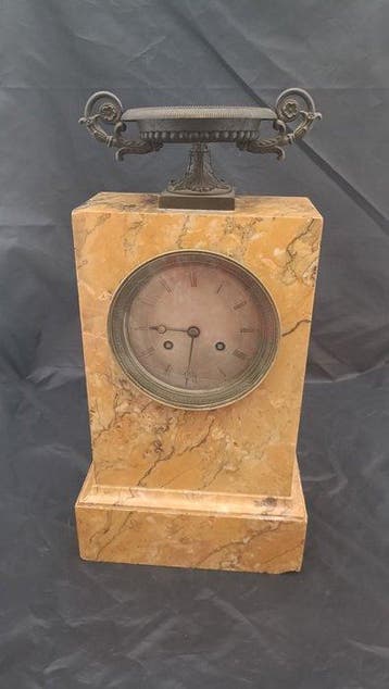 Pendule de cheminée - Henry Robert - Bronze, Marbre -