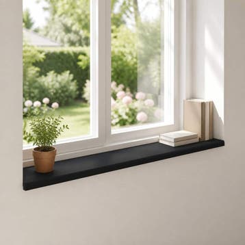 vidaXL Raamprofielen 2 st Zwart 160 x 30 x 2 cm Massief, Verzenden