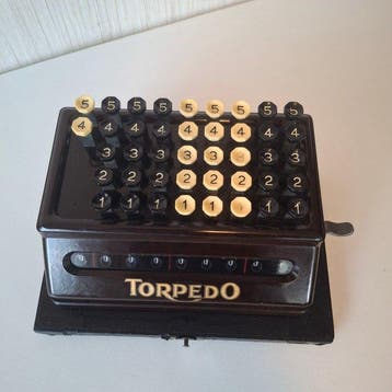 Torpedo - Rekenmachine - 1920-1930 - Comptometer, Antiquités & Art