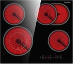 Zwarte Keramische Kookplaat 60cm | Tweede Kansje | OP=OP!, Elektronische apparatuur, Fornuizen, Verzenden, 60 cm of meer, Keramisch