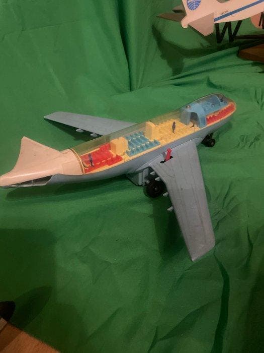 o.a. Pan Am - Speelgoed vliegtuig vliegtuigen en helicopter, Antiquités & Art, Antiquités | Jouets