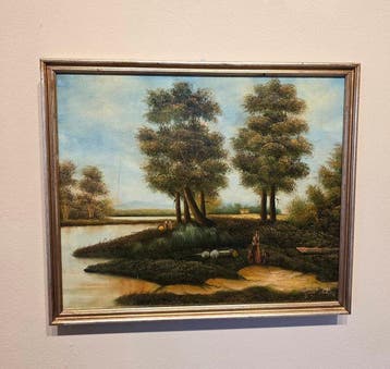 Europese school (XX) - Veduta di paesaggio