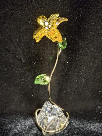 Swarovski - Beeldje - Lily; Rozanne; Forget-Me-Not (3) -