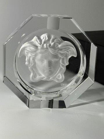Verceram - Asbak - Octagonal Medusa Crystal Ashtray -