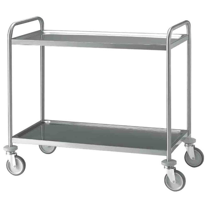 Serveerwagen | 2 Niveaus | 1000x500x960(h)mm Diamond, Articles professionnels, Horeca | Équipement de cuisine, Envoi