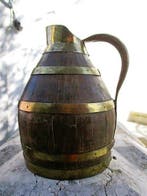 Kruik - Koper, Eikenhout - Breton cider jug
