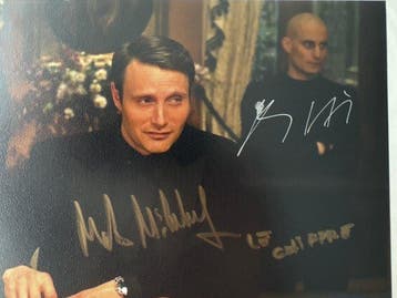 James Bond 007: Casino Royale - Double signed Mads Mikkelsen, Nieuw