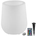 tectake LED-bloempot Luminous Courve Pot met afstandsbedieni, Tuin en Terras, Bloempotten, Verzenden, Nieuw