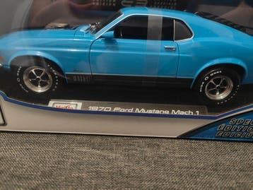 Maisto 1:18 - Voiture de sport miniature - 1970 Ford Mustang