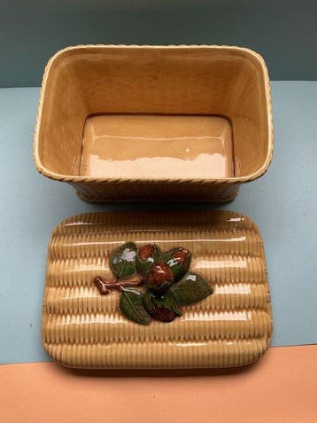Val d.Or - Keukencontainer - Aardewerk - Vintage koekblik