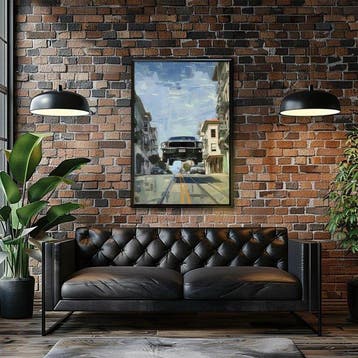 CREATIVE_HUB - Bullit jump - Steve McQueen - Ford Mustang