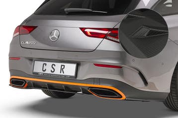 Achterskirt voor Mercedes Benz CLA X118 AMG-Line HA254-M, Verzenden