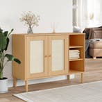 vidaXL Dressoir SENJA 112x40x80 cm rattan massief grenenhout, Verzenden, Nieuw