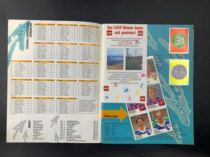 1989/90 Panini Sticker Album Fussball 90 (Bundesliga, Verzamelen, Stickers