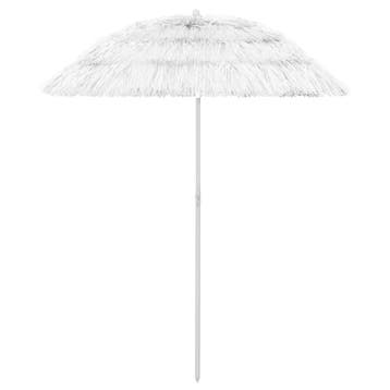 vidaXL Strandparasol Hawaï 180 cm wit, Tuin en Terras, Verzenden, Nieuw