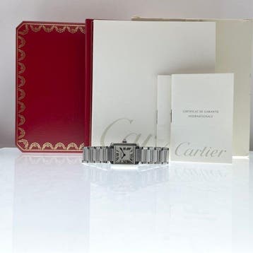 Cartier - Tank Française - W51008Q3 2384 - Dames - 2000, Nieuw