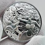 Samoa. 2 Tala 2025 – Mermaid & Pearl – 1 oz Silver Coin –, Postzegels en Munten