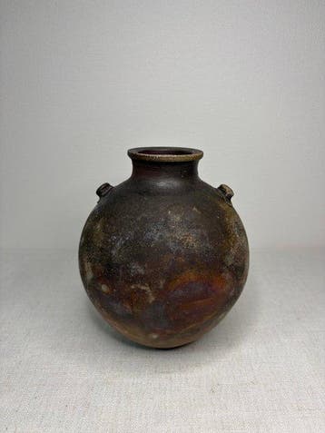 Vaas - Keramiek - Japan - Bizen stijl (Zonder