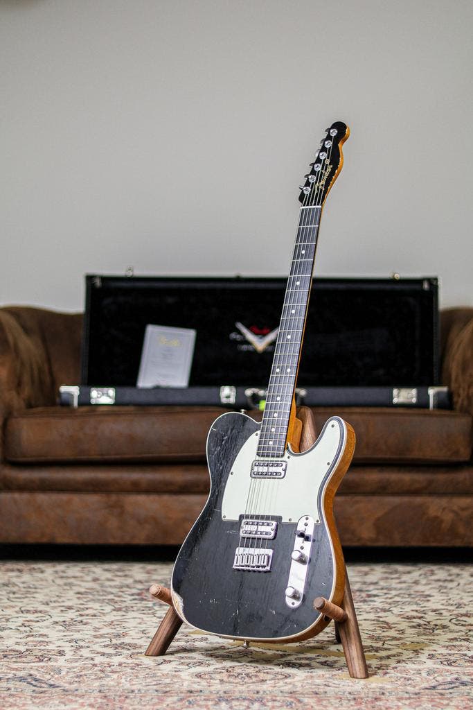 Fender Custom Shop Telecaster Relic 2014 | Black, Muziek en Instrumenten, Snaarinstrumenten | Gitaren | Elektrisch, Verzenden