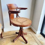 Bureaustoel - Hout - Kantoor draaistoel - Thonet-stijl