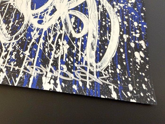 Jonone (1963) - Composition bleu, Le geste et le Sens 2025, Antiek en Kunst, Kunst | Designobjecten