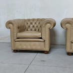 Chesterfield style - Fauteuil (2) - Cuir - Club