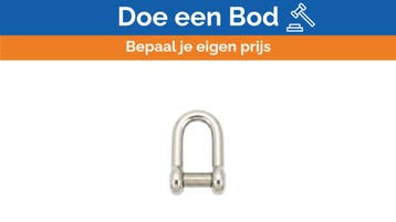 Bieden: Lewmar 66840086 8mm Stainless Steel, Ophalen of Verzenden