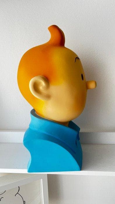 Tintin - Statuette Moulinsart 46968 - Buste Tintin couleurs, Livres, BD | Comics