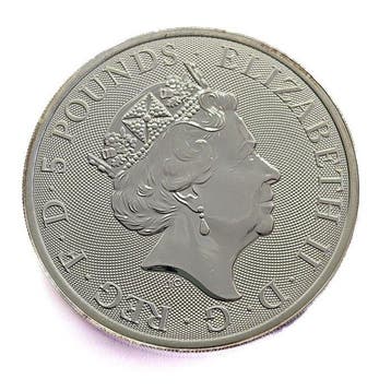 Verenigd Koninkrijk. 5 Pounds 2021 - White Greyhound of