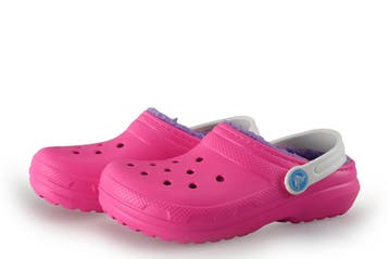 Crocs Slippers Meisjes in maat 30 Roze, Crocs, Verzenden, Jongen of Meisje, Schoenen