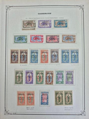 Kameroen 1916/1952 - Verzameling van postzegels uit, Gestempeld