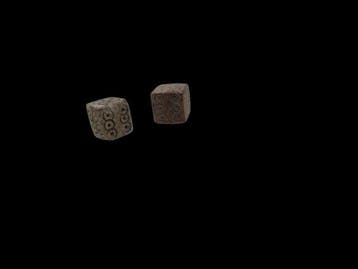 Oud-Romeins Botten dobbelset voor gaming – soldaten, Antiek en Kunst