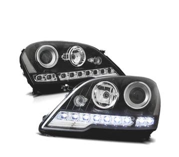 PHARES MERCEDES CLASSE ML W164 08-11 DAYLIGHT FOND NOIR, Verzenden, Neuf