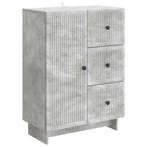 vidaXL Dressoir met lade Betongrijs 66 x 34,5 x 90 cm, Huis en Inrichting, Kasten | Dressoirs, Verzenden, Nieuw