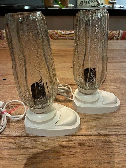 Steinbach - Lampe (2) - Verre, Plastique, Antiquités & Art, Antiquités | Éclairage