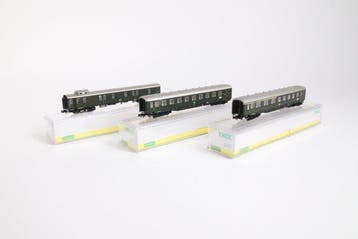 Trix, Minitrix N - 15769-04/08/10 - Wagon de passagers pour, Nieuw