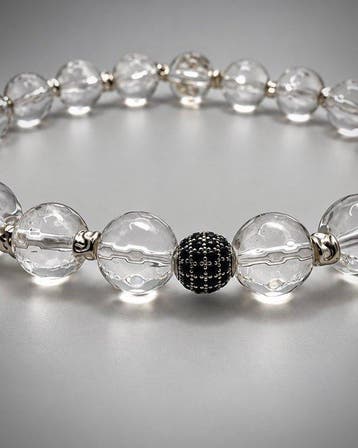Juweel van de ontwerper - Bergkristal - Zilver 925 -