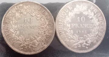 Frankrijk. Lot de 25 monnaies en argent, 1961/1979