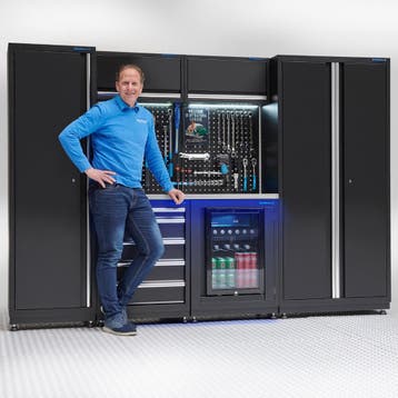 Datona Werkplaatsinrichting PREMIUM RVS werkblad met, Ophalen of Verzenden