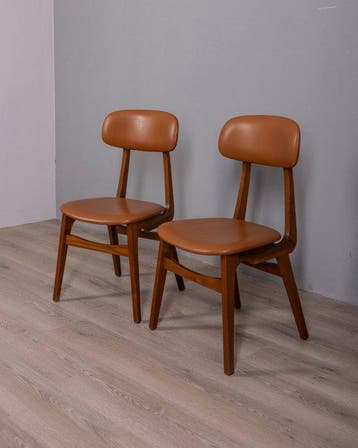 Chaise - Bois - Paire de chaises vintage
