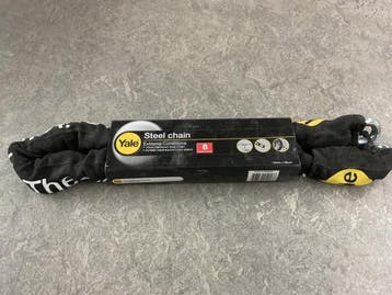 Veiling - 4x Yale kettingslot 90cm gehard staal YCHL1/10/900, Motos, Accessoires | Cadenas