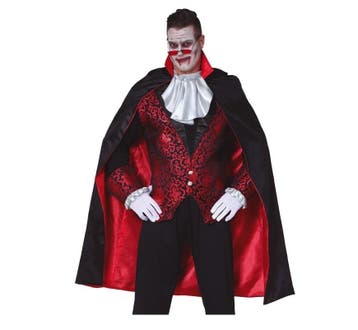 Halloween Cape Rode Voering 1,15m, Verzenden, Nieuw