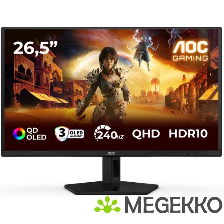 AOC Q27G41ZDF 27  Quad HD 240Hz OLED Monitor, Computers en Software, Overige Computers en Software, Nieuw, Verzenden