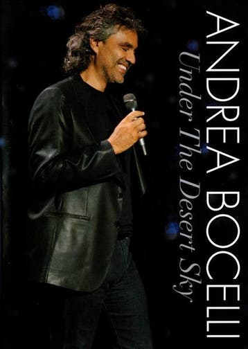 Andrea Bocelli - Under The Desert Sky, Verzenden, Gebruikt