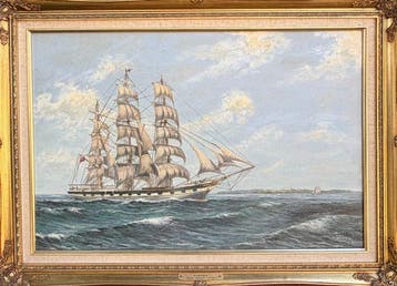 English School (XX) - TIMARU - Fresh Breeze Astern