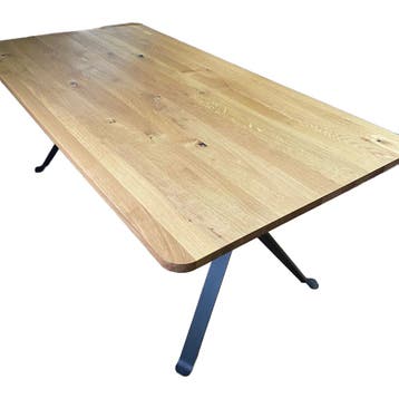 bert plantagie Eettafel Milan - Ongebruikt, Verzenden, Zo goed als nieuw, Overige houtsoorten, 100 tot 150 cm
