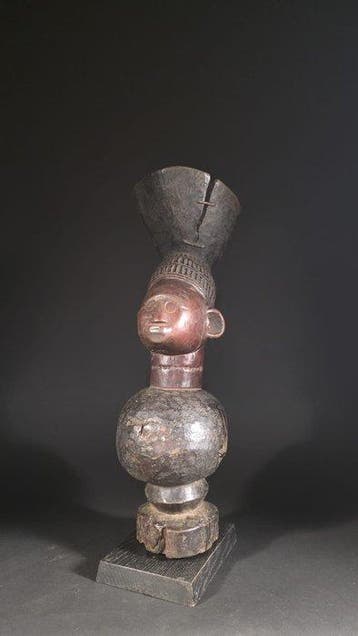 Houten beeldje - Mangbetu - DR Congo (Zonder minimumprijs)