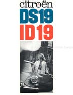 1963 CITROEN DS-19 / ID-19 BROCHURE ENGELS (USA), Nieuw