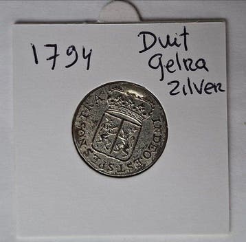 Nederland, Overijssel Duit 1794 (Zonder minimumprijs), Postzegels en Munten
