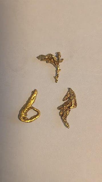 Goud Goud nuggets- 0.4 g - (3)